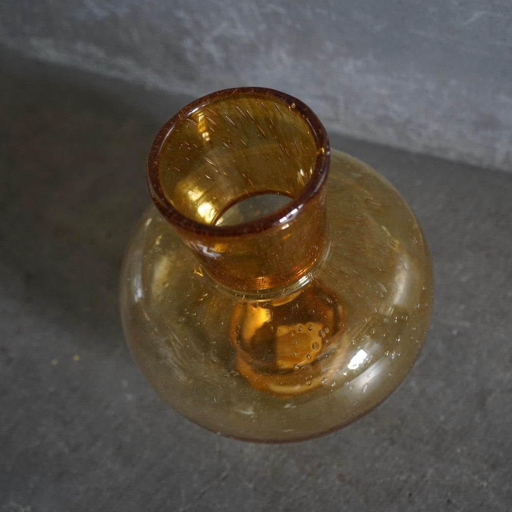 DutZ Collection ガラスベース VASE MODEST GOLD BUBBLES