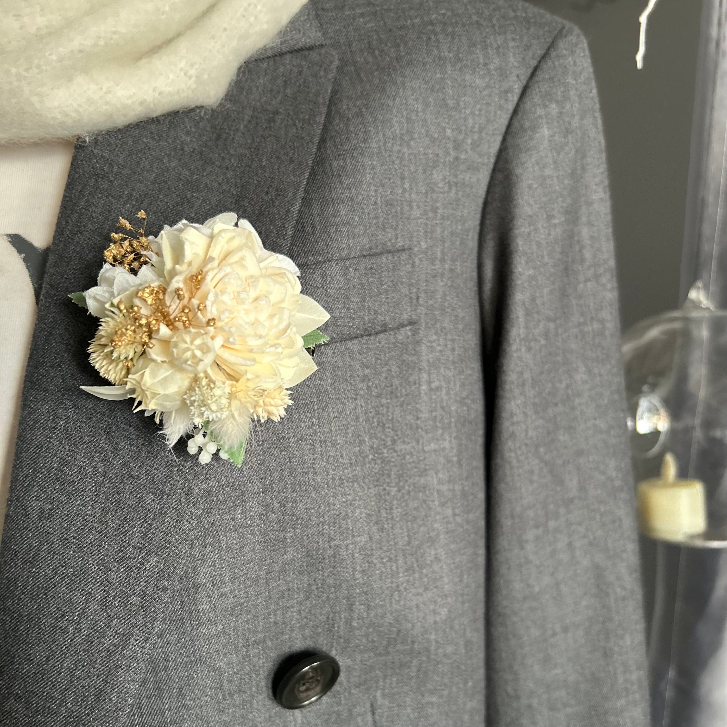 《入学式・卒業式にもおすすめ》プリザーブドフラワーコサージュ