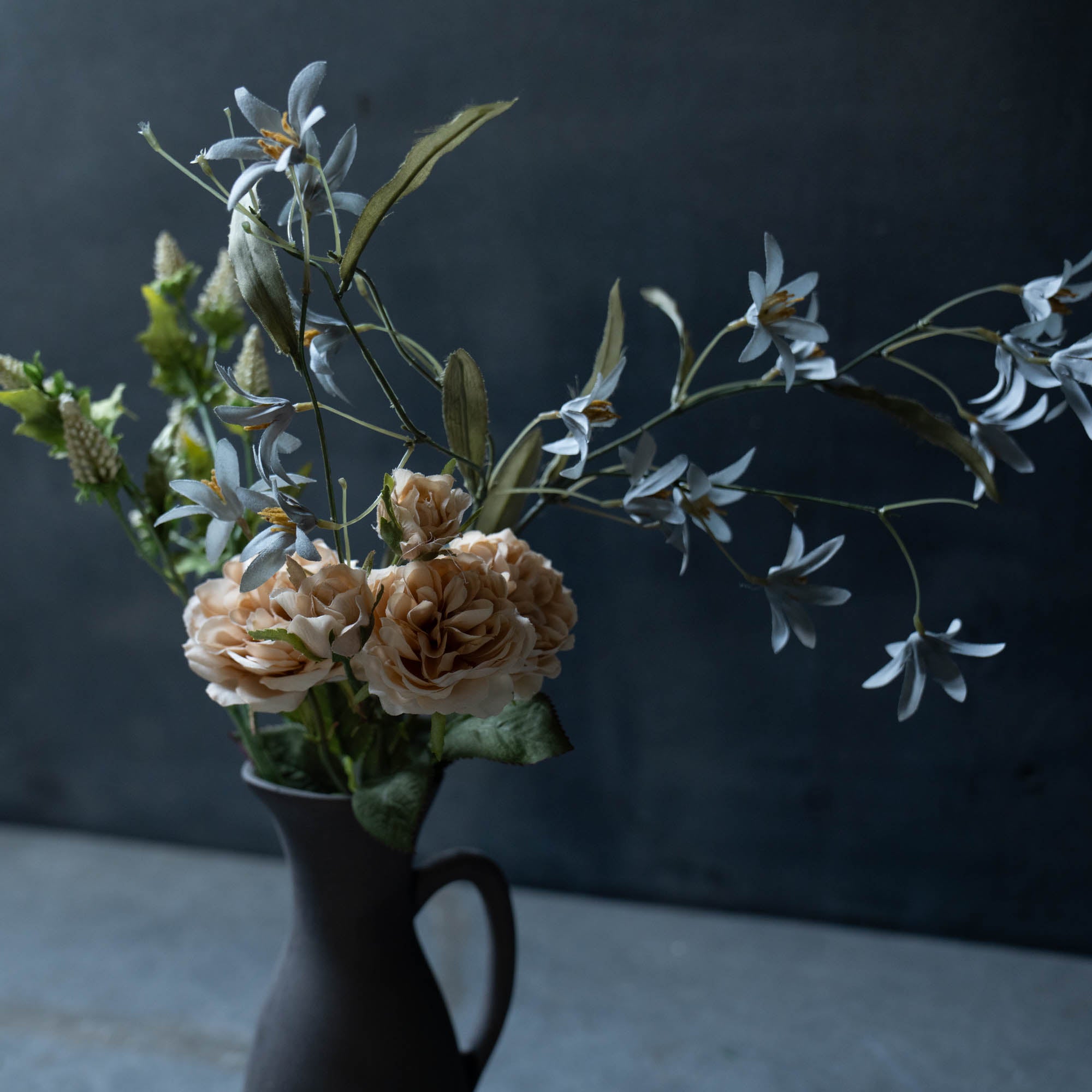 《ホワイトデーにもおすすめ》かもしか道具店 ピッチャーベース × ボタニカルブーケSET