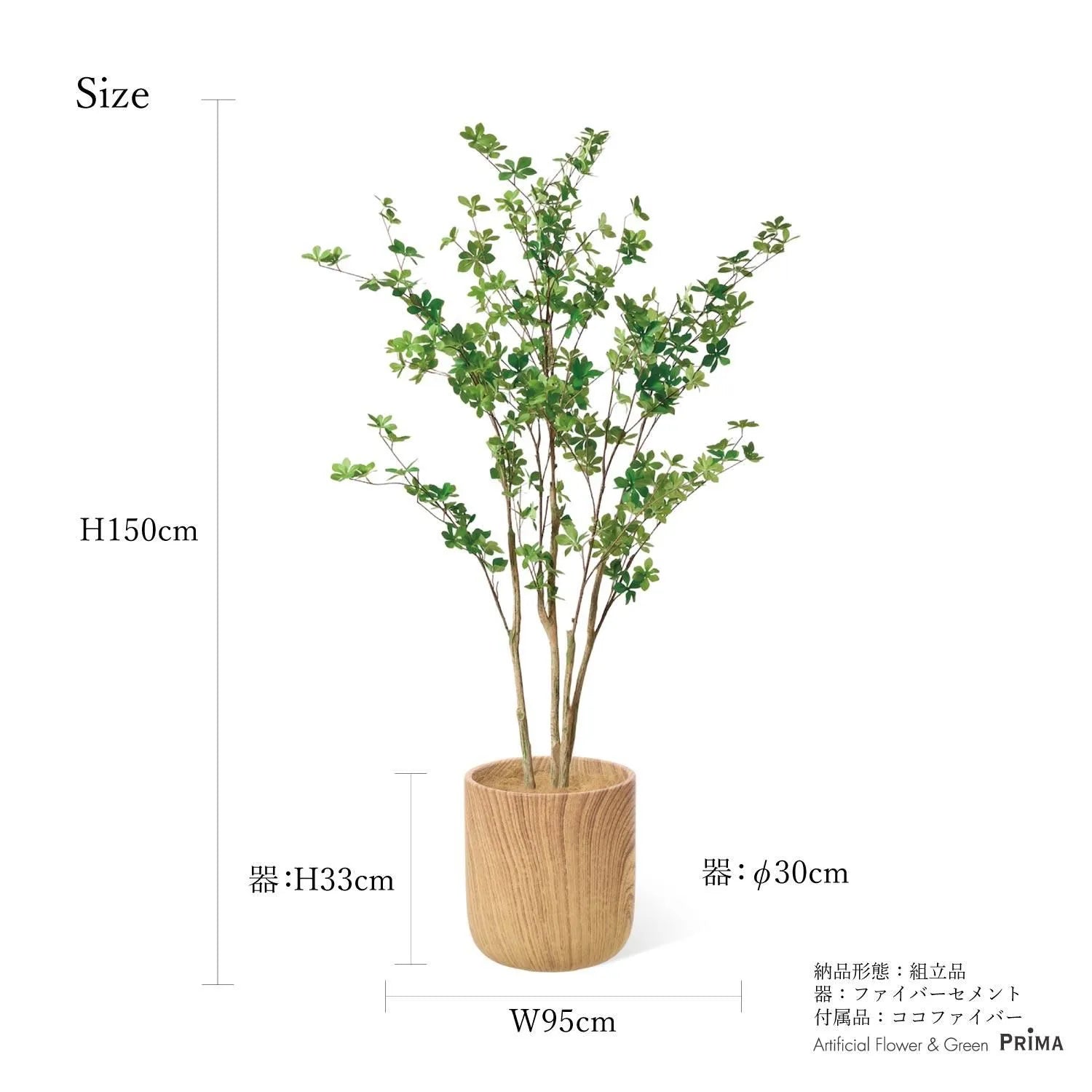 ドウダンツツジ ウッドシリンダーS H150cm GREENPARK