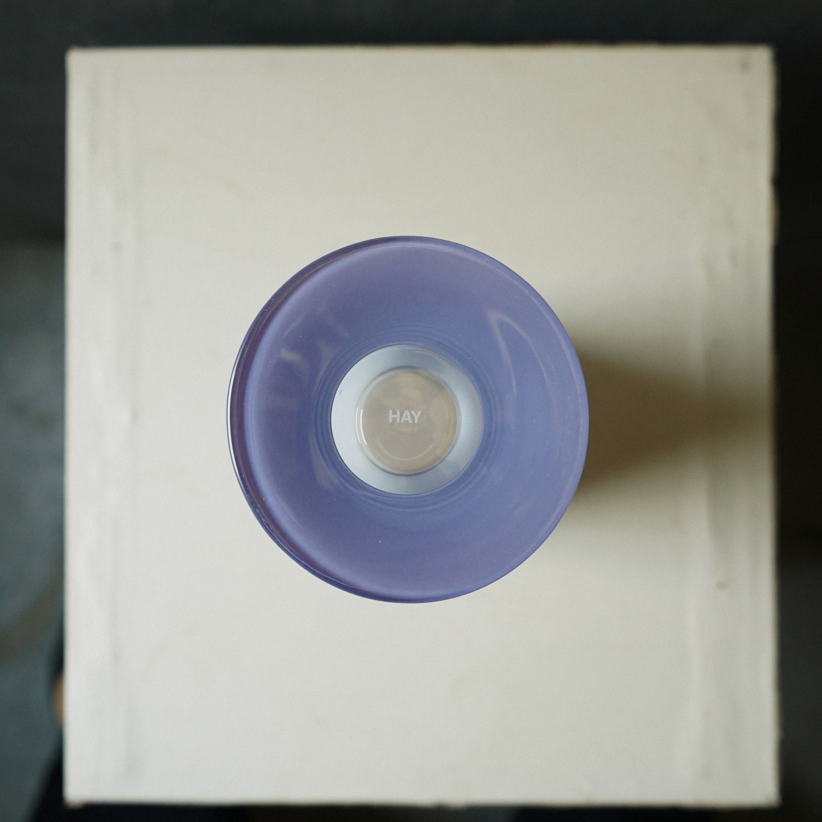 HAY Conial Vase / Small / Light blue and lavender blue