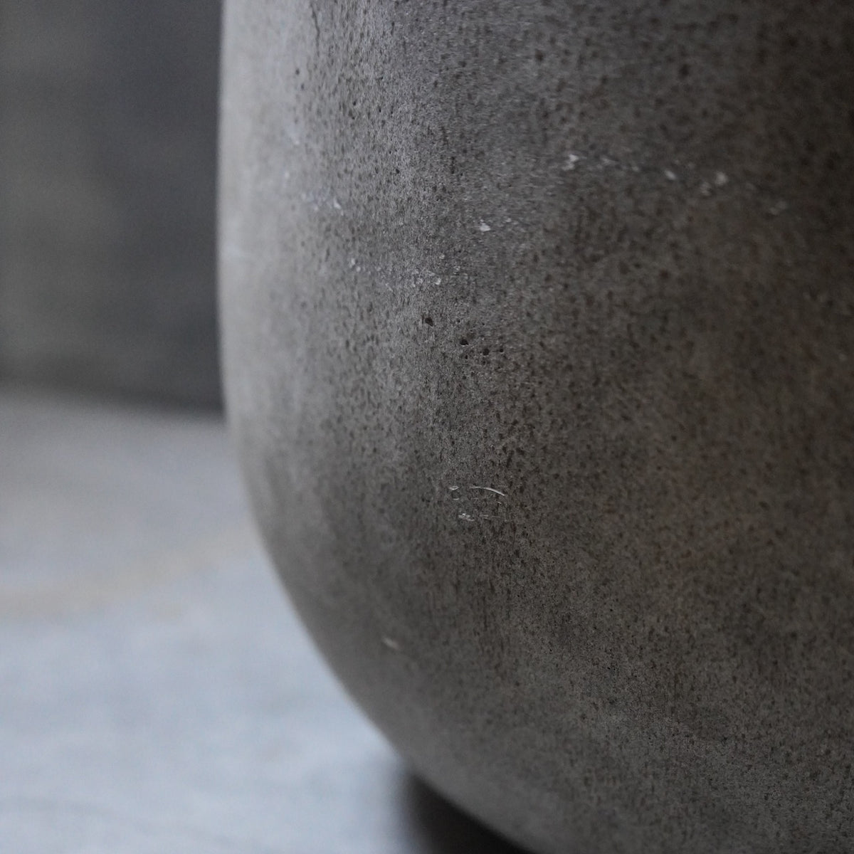 ベルベット Uポット グレーウォッシュ φ40