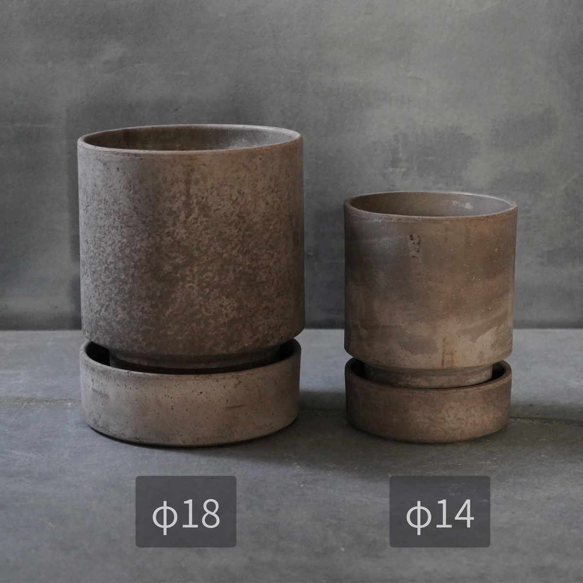 Bergs Potter 円柱鉢 φ14